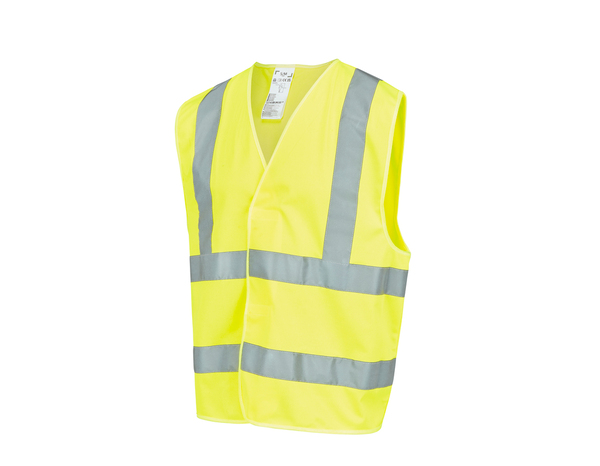 Gilet de sécurité haute visibilité jaune taille L - Brico Dépôt