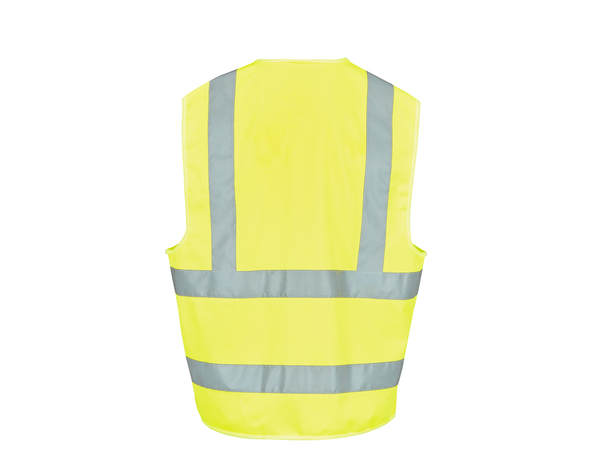 Gilet de sécurité haute visibilité jaune taille L - Brico Dépôt