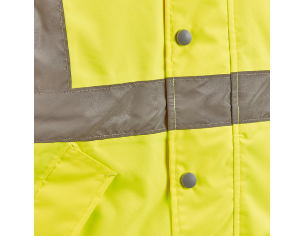 Veste de travail haute visibilité jaune taille L - Brico Dépôt