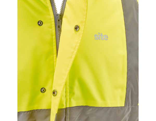 Veste de travail haute visibilité jaune taille L - Brico Dépôt