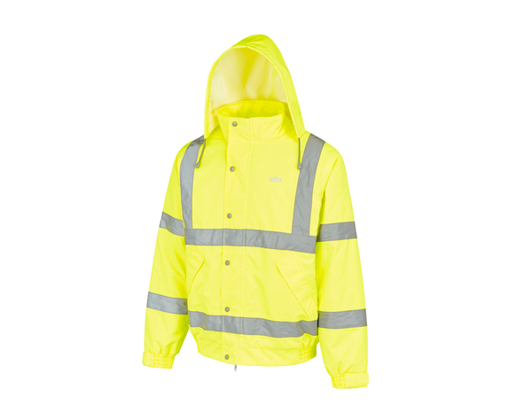 Veste de travail haute visibilité jaune taille L - Brico Dépôt