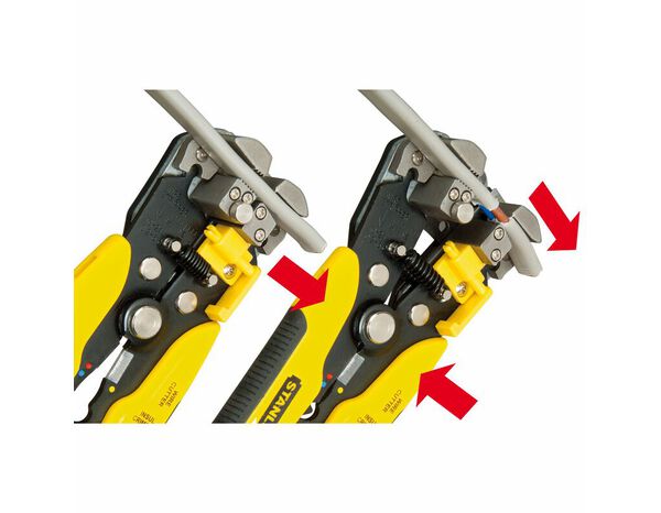 Pince à dénuder automatique 203 mm avec corps en acier - Stanley Fatmax - Brico Dépôt