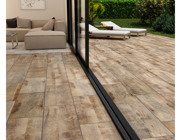 Carrelage de sol extérieur "Avoriaz" Grip - l. 30 x L. 60,3 cm - Brico Dépôt