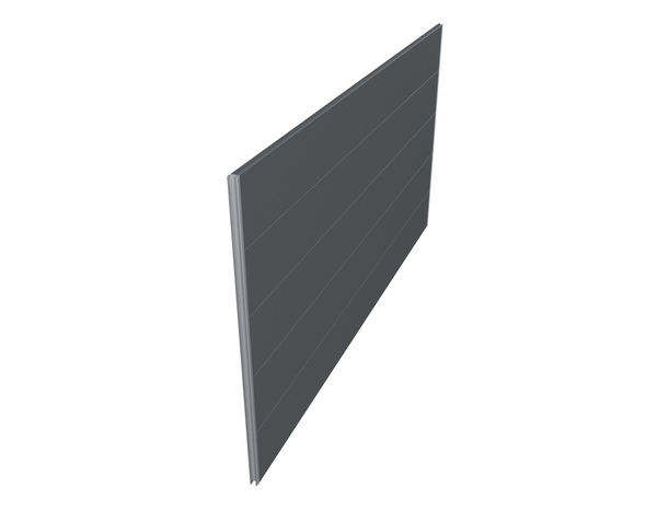 Panneau en aluminium 5 lames L. 180 x H. 100 x EP.2,4 cm "Almo" - Brico Dépôt