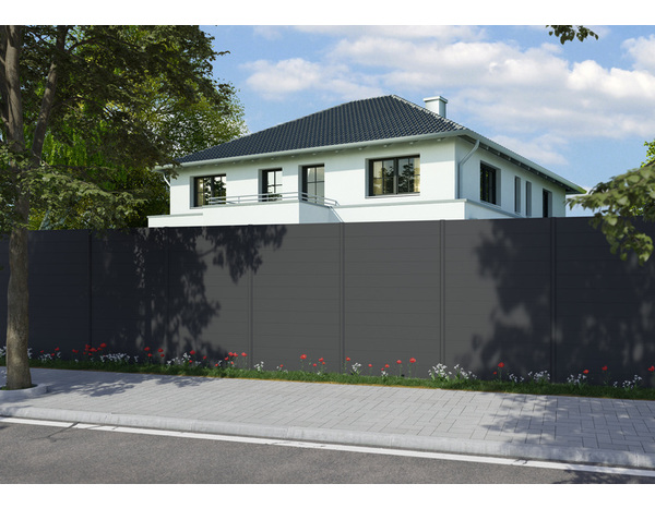 Panneau en aluminium 5 lames L. 180 x H. 100 x EP.2,4 cm "Almo" - Brico Dépôt