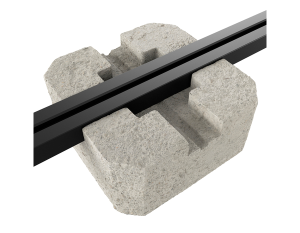 Lambourde aluminium "Neva"  L. 3.01 m x l. 51 mm x EP. 29 mm - Marque BLOOMA - Brico Dépôt