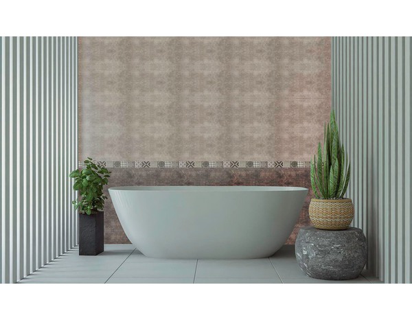 Carrelage mural "Loft" gris foncé - l. 25 x L. 40 cm - Brico Dépôt