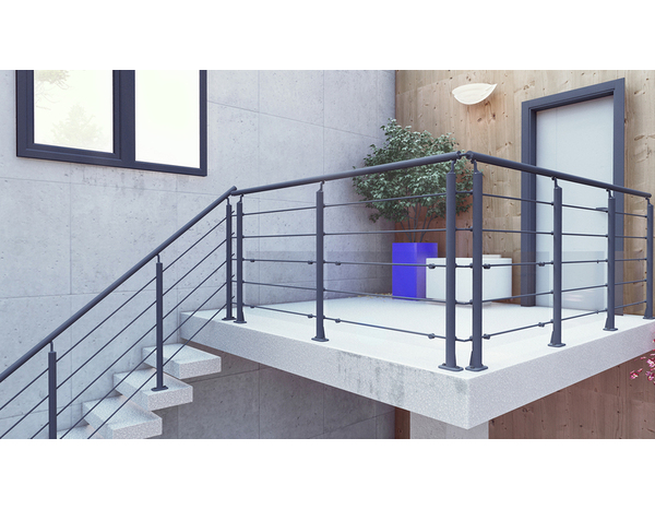 Kit balustre 2 m - Brico Dépôt