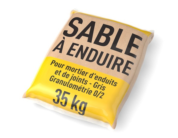 Sable à enduire 0/2 mm - sac de 35 kg - Brico Dépôt
