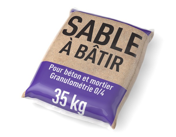 Sable à maçonner 0/4 mm - sac de 35 kg - Brico Dépôt