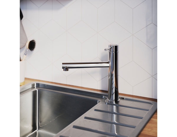 Mitigeur évier de cuisine "Capucine" - Chrome - Cooke and Lewis - Brico Dépôt
