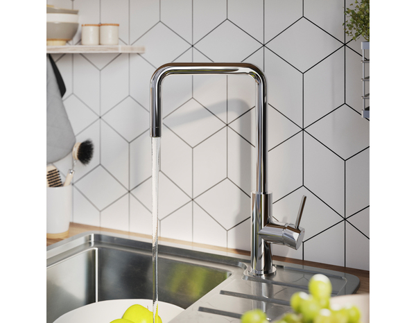 Mitigeur évier de cuisine "Dalcius" - Chrome - Cooke and Lewis - Brico Dépôt