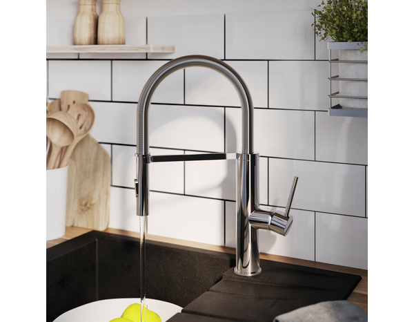 Mitigeur évier de cuisine "Florine" - Chrome - Cooke and Lewis - Brico Dépôt