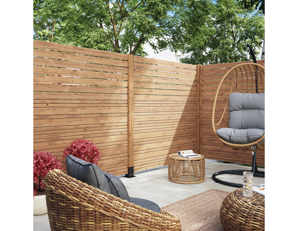 Panneau "Skimia" H. 60 x L. 180 x EP. 2,8 cm - Marque BLOOMA - Brico Dépôt