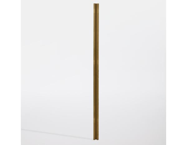 Demi poteau en U "Neva" H. 180 x l. 7 x EP. 3,5 cm - Marque BLOOMA - Brico Dépôt