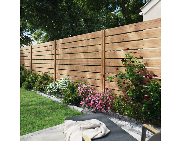 Lame de clôture "Skimia" H. 15 x L. 240 x EP. 2,8 cm - Marque BLOOMA - Brico Dépôt