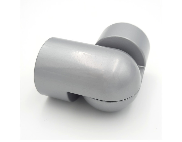 Connecteur d'angle arrondie ajustable ⌀8 cm x H. 4 cm - GEOM - Brico Dépôt