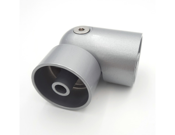 Connecteur d'angle arrondie ajustable ⌀8 cm x H. 4 cm - GEOM - Brico Dépôt