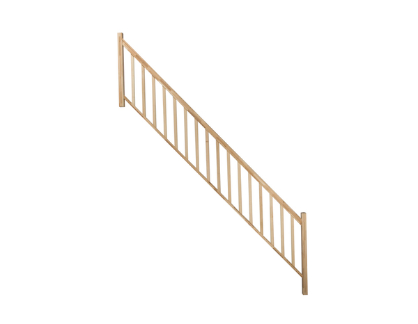 Balustrade verticale en hêtre "Fineas" escalier droit - Brico Dépôt