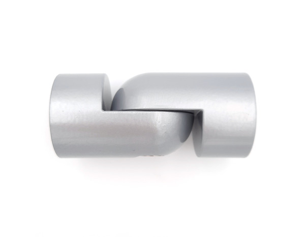 Connecteur d'angle arrondie ajustable ⌀8 cm x H. 4 cm - GEOM - Brico Dépôt