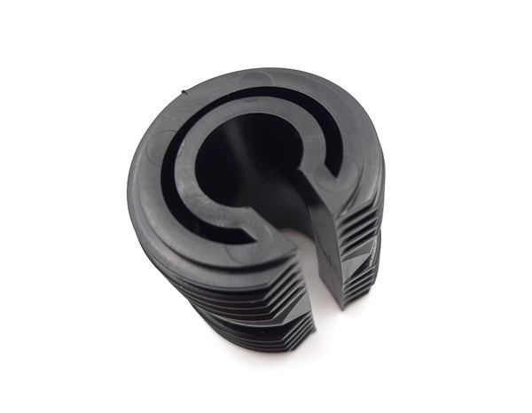 Connecteur arrondie en aluminium ⌀4 cm x H. 3,5 cm - GEOM - Brico Dépôt