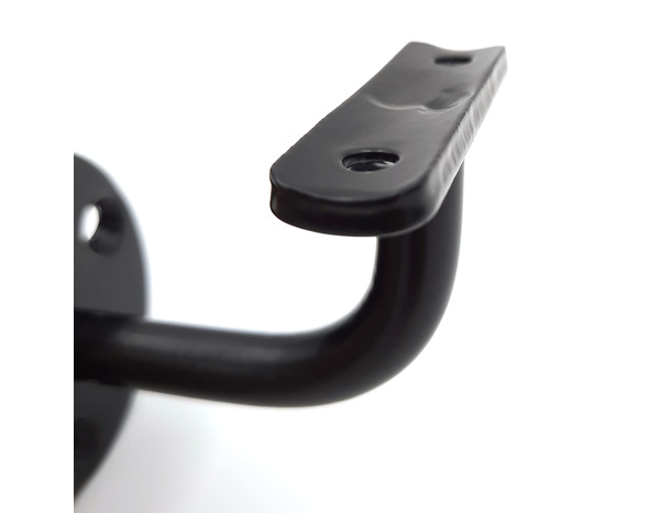 Support métal noir pour garde de corps - GEOM - Brico Dépôt
