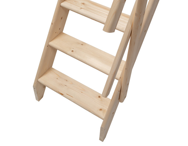 Echelle de meunier en sapin + rampe H. 2,84 m - Brico Dépôt