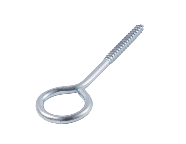 Boite de 2 kg de pitons à œillet 5 x 90 mm en acier - Brenner - Brico Dépôt