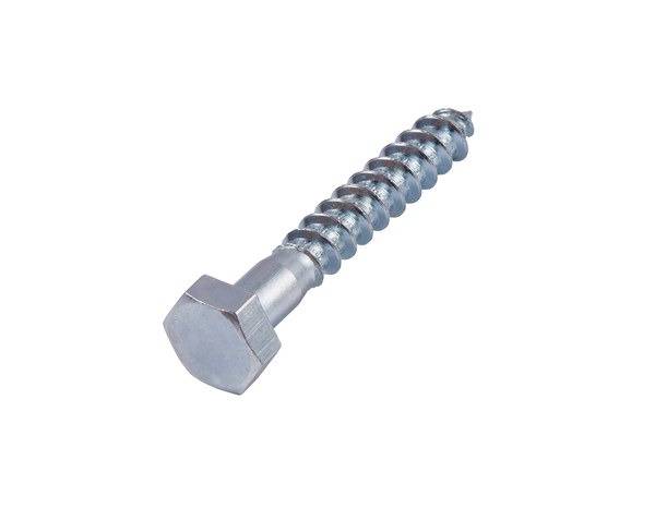 Boite de 2 kg de tirefonds tête hexagonale 6 x 30 mm acier au carbone - Brenner - Brico Dépôt