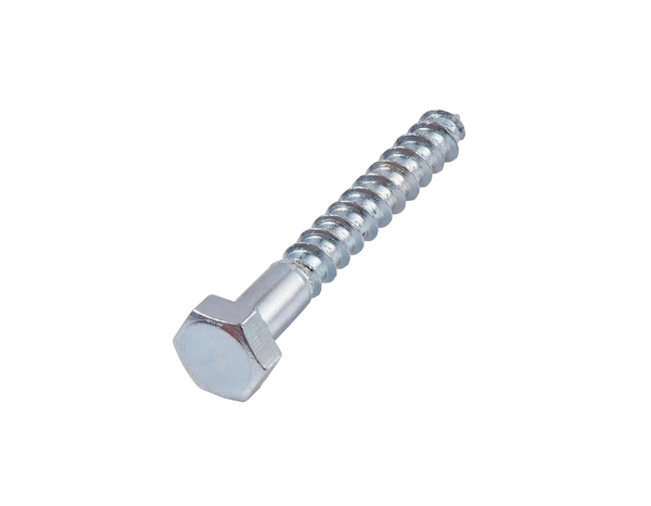 Boite de 2 kg de tirefonds tête hexagonale 8 x 60 mm acier au carbone - Brenner - Brico Dépôt