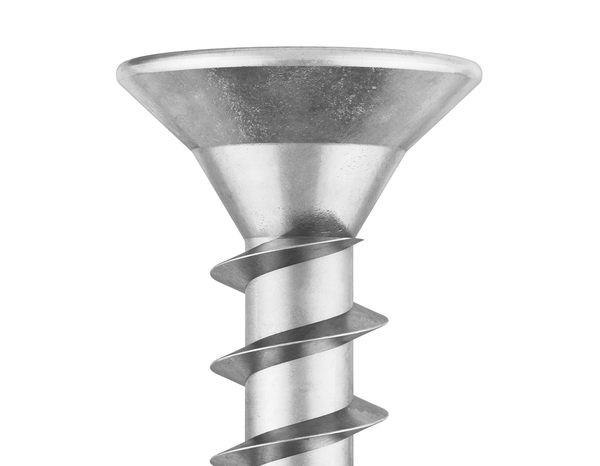 Sachet de 20 vis multi-usage tête fraisée Posidriv 4 x 40 mm acier inoydable A2 - Brenner - Brico Dépôt