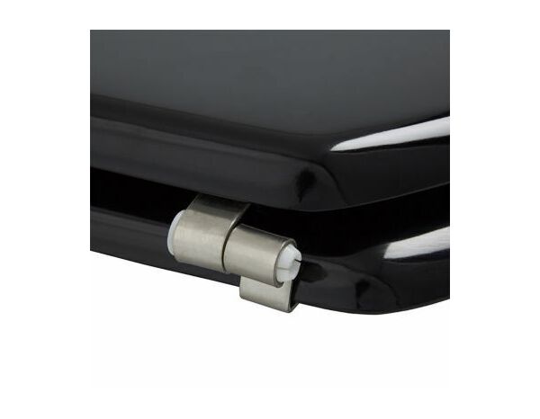 Abattant WC noir "Palmi" - L. 435 mm x l. 370 mm - GoodHome - Brico Dépôt