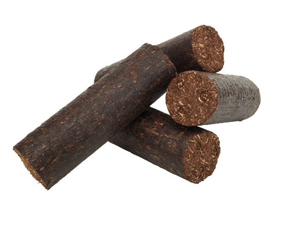 4 bûches densifiées nuit - L. 28 cm Ø 9 cm,  taux d'humidité : ≤ 12% - Brico Dépôt