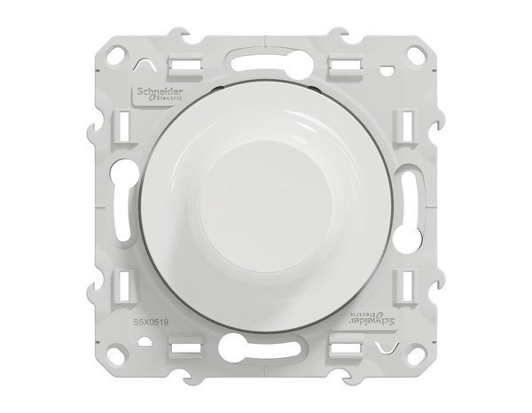 Variateur de lumière universel "Odace" blanc - Raccordement 2 ou 3 fils - Brico Dépôt