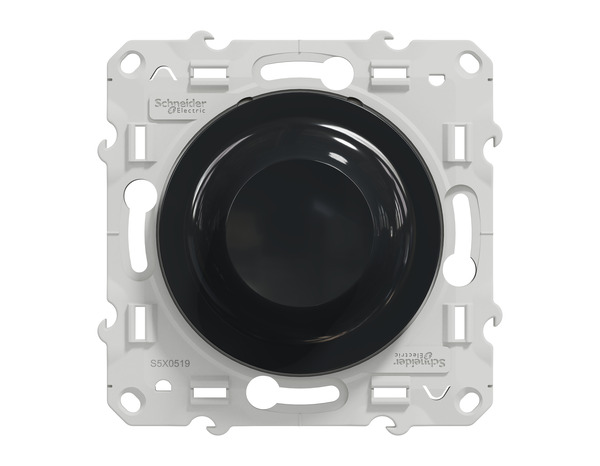 Variateur de lumière universel "Odace" anthracite - Raccordement 2 ou 3 fils - Brico Dépôt