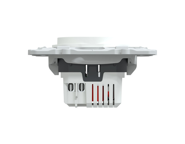 Prise chargeur double USB "Ovalis" blanc -  Type A+C - Brico Dépôt