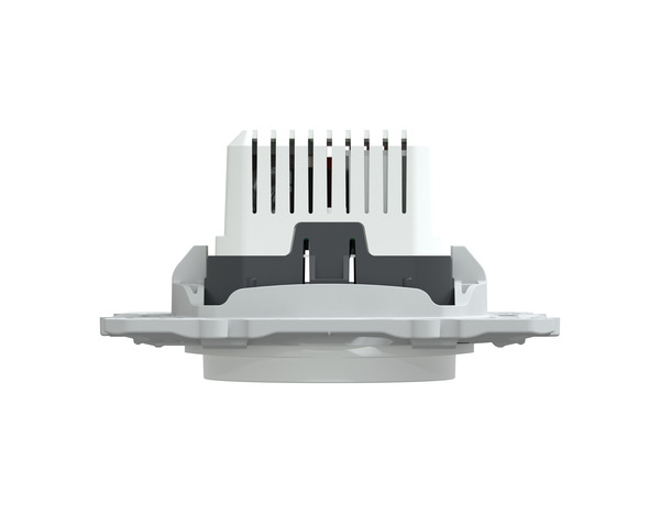 Prise chargeur double USB "Ovalis" blanc -  Type A+C - Brico Dépôt