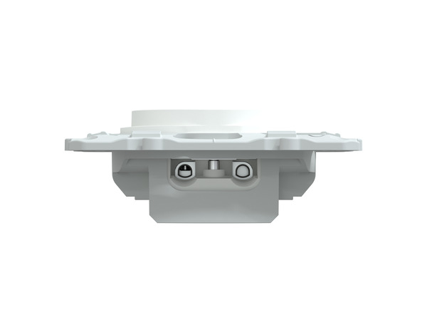 Prise TV simple "Ovalis" blanc - Connecteur TV mâle CEI 9,52 mm - Brico Dépôt