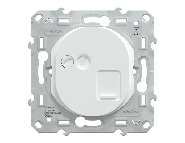 Prise Ethernet RJ45 "Ovalis" blanc - Grade 3 - Cat 6 STP - Réseaux VDI - Brico Dépôt