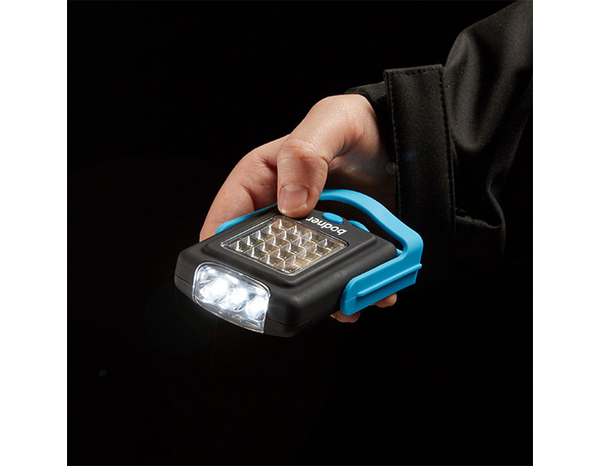 Lampe torche carré LED bleue - 220 lm - Brico Dépôt