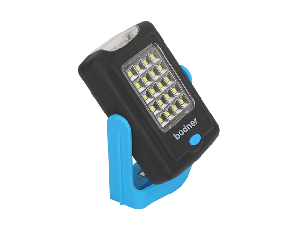 Lampe torche carré LED bleue - 220 lm - Brico Dépôt