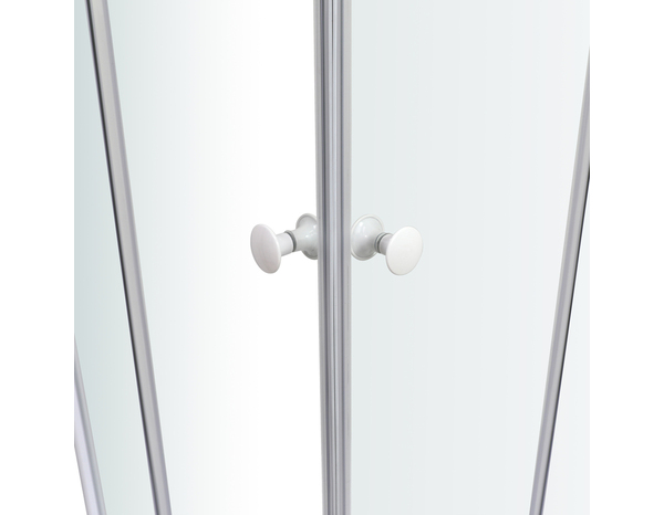 Accès d'angle droit "Garian" l.80 cm en verre transparent - Brico Dépôt