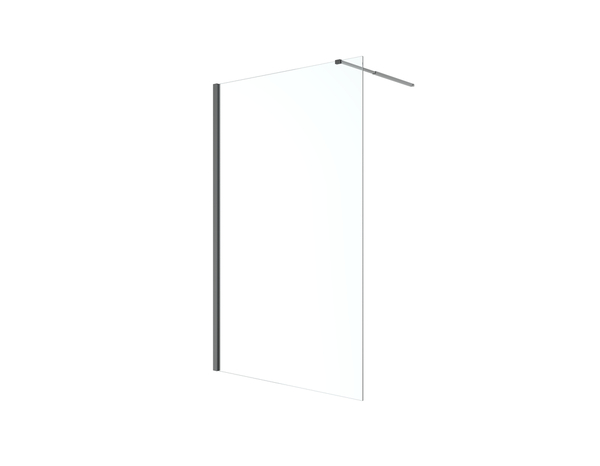 Paroi de douche à l'italienne Walk-In "Calia" l.120 cm en verre transparent - Cooke and Lewis - Brico Dépôt