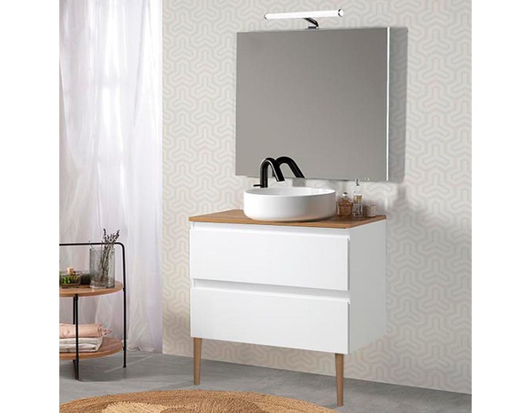 Applique Led chrome P. 11,5 cm x H. 5 cm x Larg. 40 cm - Brico Dépôt