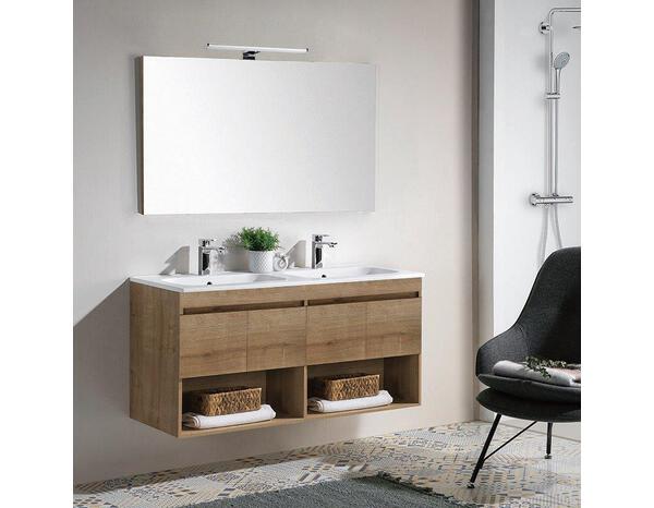 Applique Led chrome P. 12 cm x H. 5 cm x Larg. 60 cm - Brico Dépôt