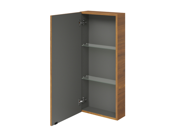 Armoire salle de bains effet noyer "Idalie" L. 40 x H. 90 x P. 15 cm - Cooke and Lewis - Brico Dépôt