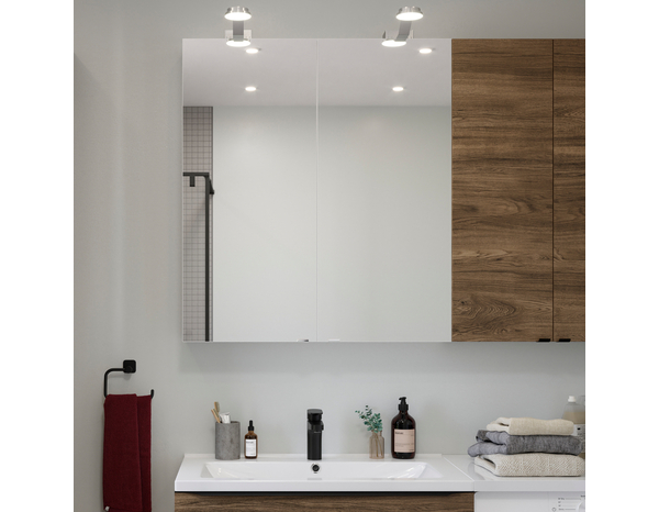 Rangement mural miroir Idalie L. 80 x H. 90 x P. 15 cm - Cooke and Lewis - Brico Dépôt