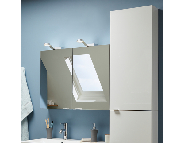 Rangement mural blanc Idalie L. 40 x H. 90 x P. 15 cm - Cooke and Lewis - Brico Dépôt