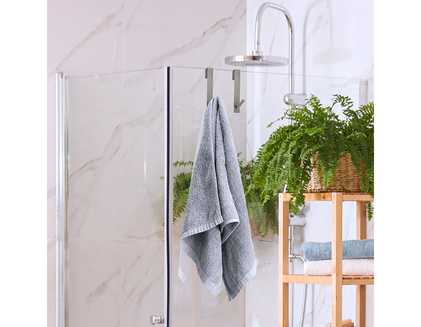 Patère de paroi de douche en inox L. 17,8 cm x H. 3 cm x P. 30 cm - Brico Dépôt