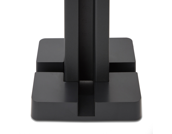 Poteau acier gris l. 7 cm x H. 95 cm - Marque BLOOMA - Brico Dépôt